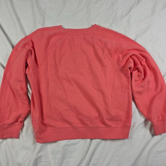 American Eagle A Eagle Womens Large Pink Logo Sweatshirt Crewneck Long Sleeve - Picture 2 of 8